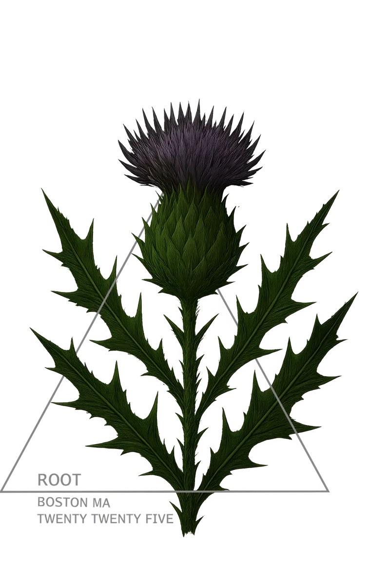 thistle — botanical specimen study